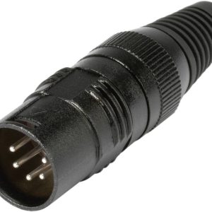 Złącze kablowe XLR, męskie, 5-Pin Hicon HI-X5CM-M Złącze kablowe XLR, męskie, 5-Pin Hicon HI-X5CM-M