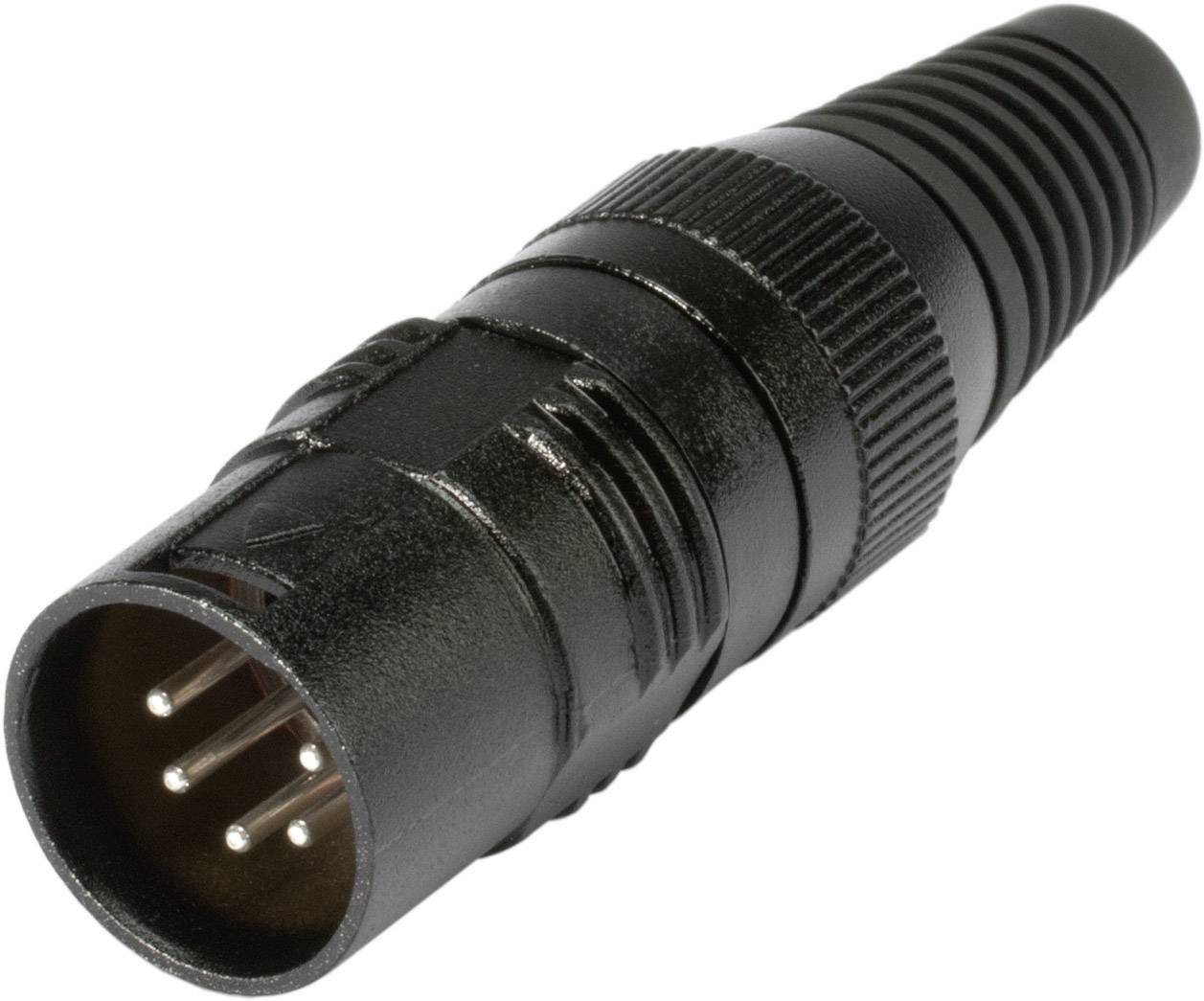 Złącze kablowe XLR, męskie, 5-Pin Hicon HI-X5CM-M - obrazek 1