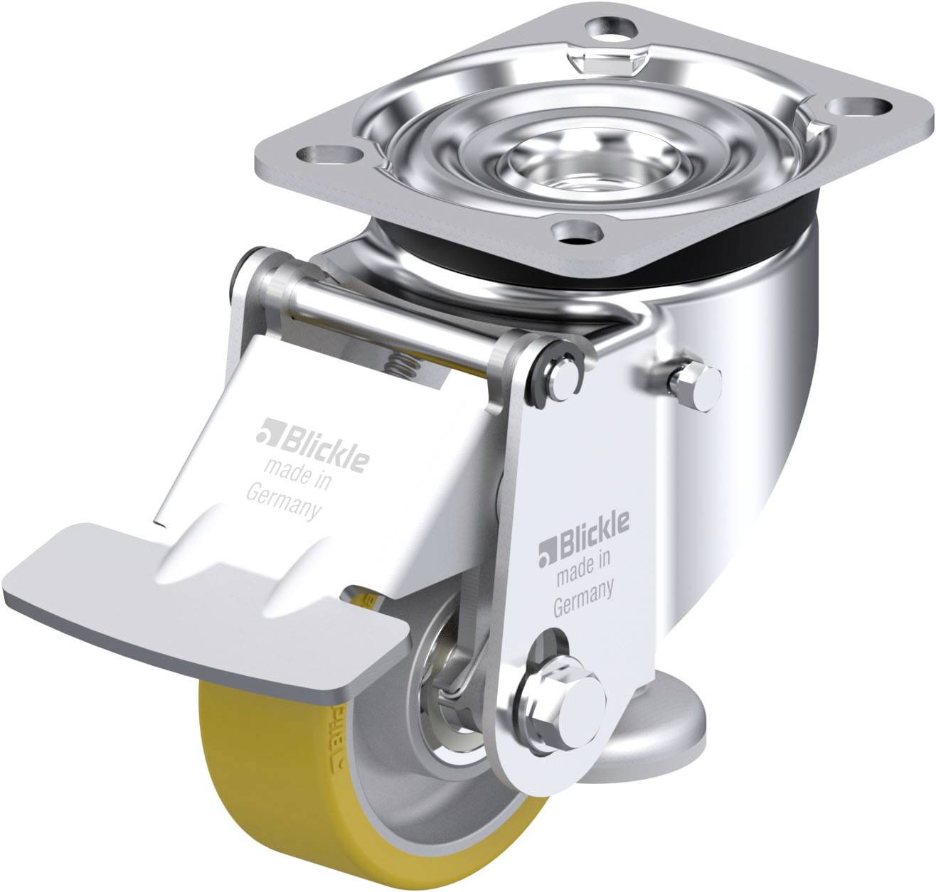 Blickle 913400 HRLK-ALTH 80K-F Rolka podnoszona Średnica koła: 80 mm Maksymalne obciążenie: 150 kg 1 szt. - obrazek 1