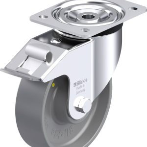Blickle 843202 L-PO 160K-FI-ELS Rolka obrotowa z blachy stalowej Średnica koła: 160 mm Maksymalne obciążenie: 400 kg 1 s Blickle 843202 L-PO 160K-FI-ELS Rolka obrotowa z blachy stalowej Średnica koła: 160 mm Maksymalne obciążenie: 400 kg 1 s