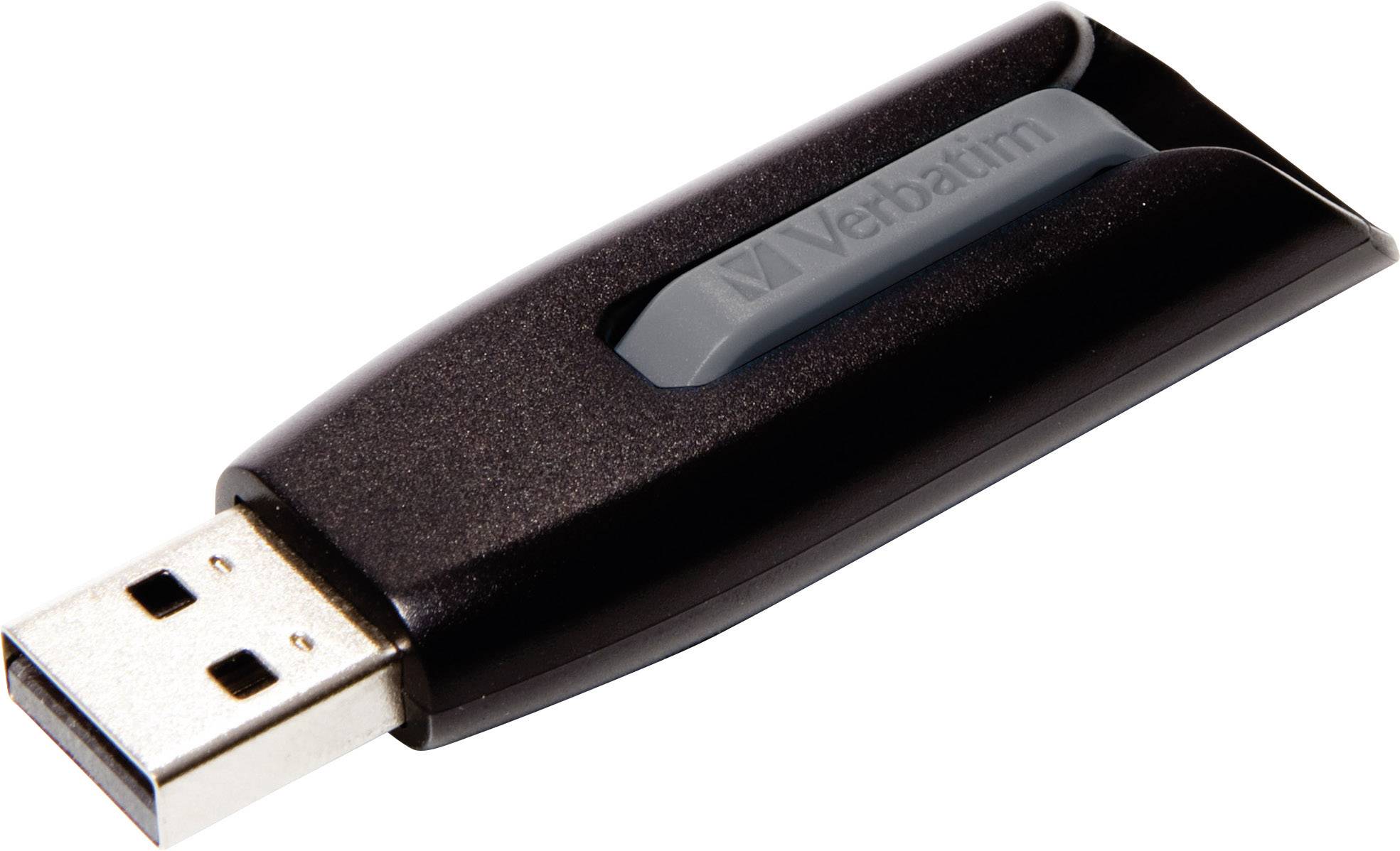 Pendrive USB 3.0 Verbatim V3 Drive, 64 GB, czarny, 80 MB/s / 25 MB/s - obrazek 1