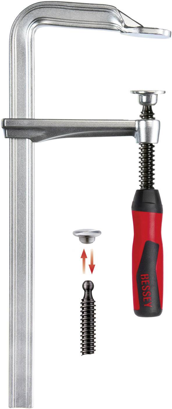 Bessey GZ30-12-2K Ścisk stolarski Maksymalna szerokość mocowania:300 mm Posuw:120 mm - obrazek 1