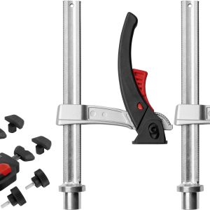 Bessey MFT-A Zestaw ścisków Maksymalna szerokość mocowania:150 mm Posuw:80 mm Bessey MFT-A Zestaw ścisków Maksymalna szerokość mocowania:150 mm Posuw:80 mm