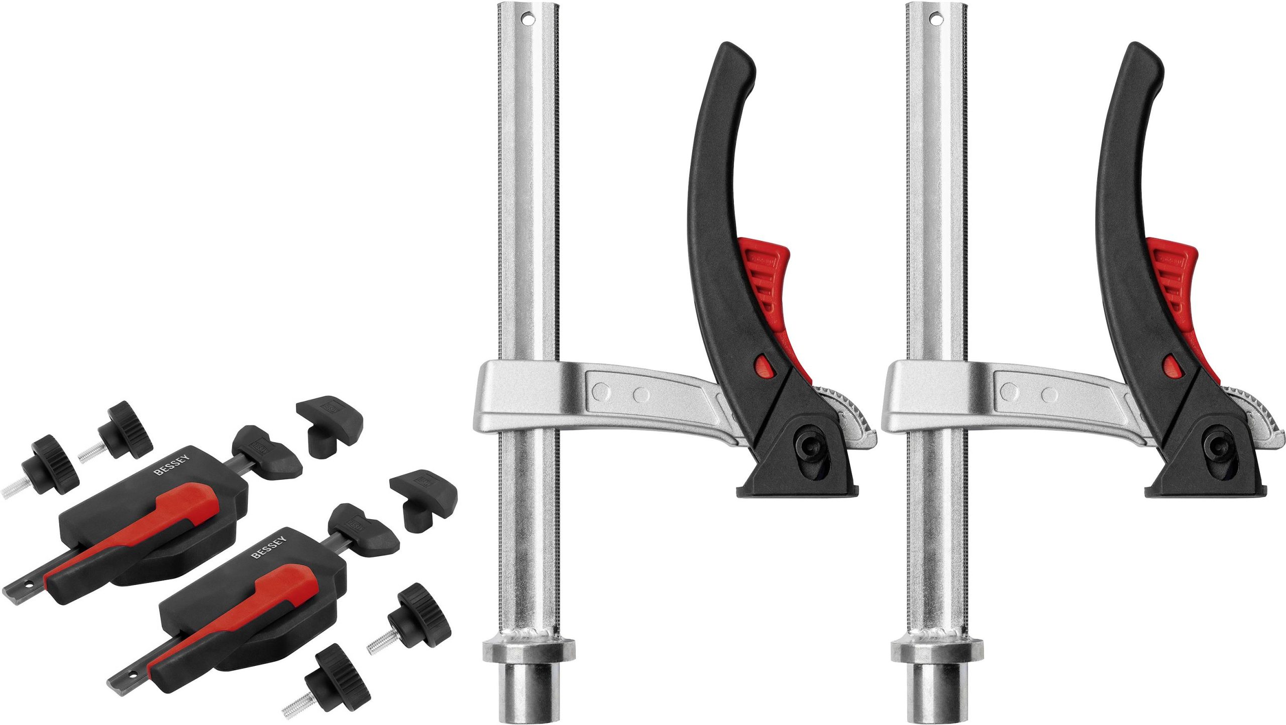 Bessey MFT-A Zestaw ścisków Maksymalna szerokość mocowania:150 mm Posuw:80 mm - obrazek 1