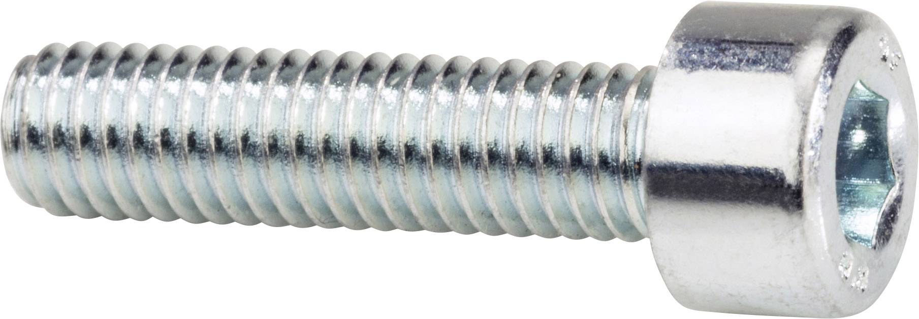 Wkręt z łbem walcowym, DIN 912, M4, 10 mm, zestaw, 100 szt. - obrazek 1