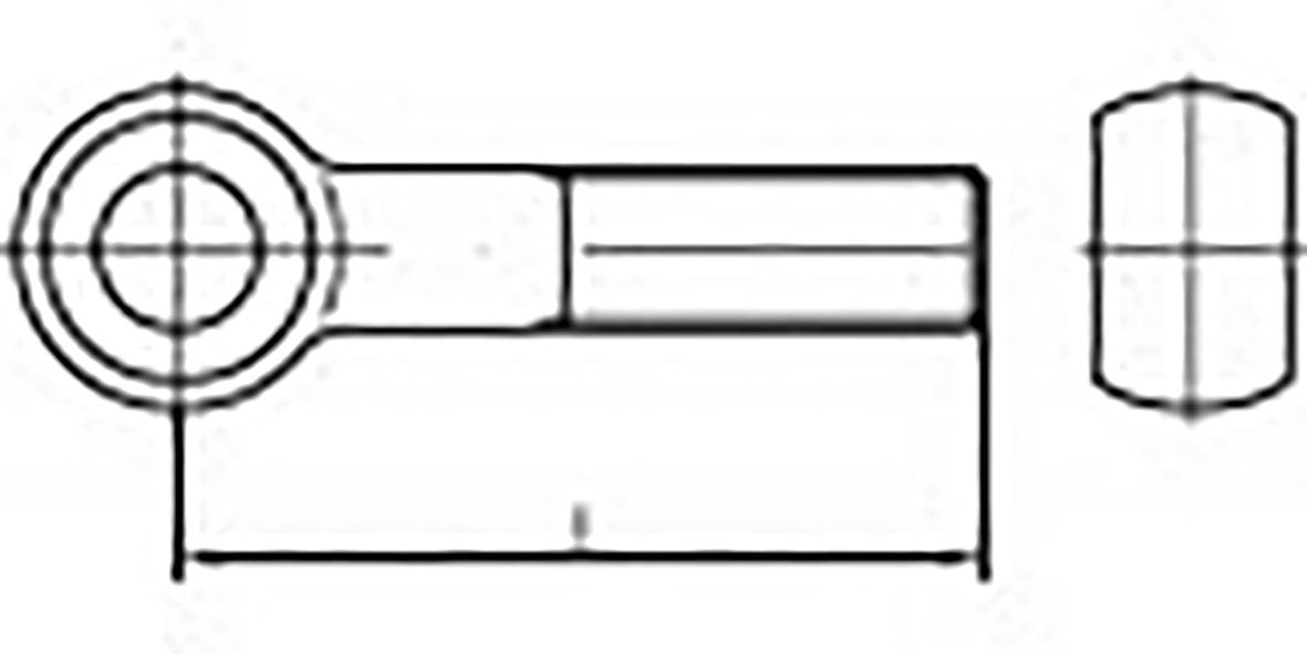 Śruba oczkowa TOOLCRAFT TO-6854859 M10 65 mm DIN 444 25 szt. - obrazek 1