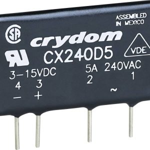 Przekaźnik SSR Crydom TC-GSR-1-25DD 5 A 280 V/AC Przełączanie natychmiastowe 1 szt. Przekaźnik SSR Crydom TC-GSR-1-25DD 5 A 280 V/AC Przełączanie natychmiastowe 1 szt.