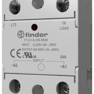 Przekaźnik SSR Finder TC-GSR-1-25DD 25 A 280 V/AC Przełączanie w punkcie zero 1 szt. Przekaźnik SSR Finder TC-GSR-1-25DD 25 A 280 V/AC Przełączanie w punkcie zero 1 szt.