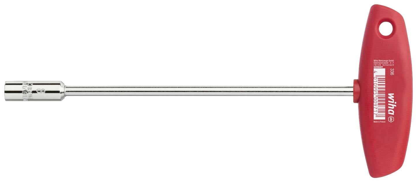 Wkrętak nasadowy Wiha Sechskant-Steckschlüssel 6x125mm T-Griff plus6 00966 6 mm - obrazek 1