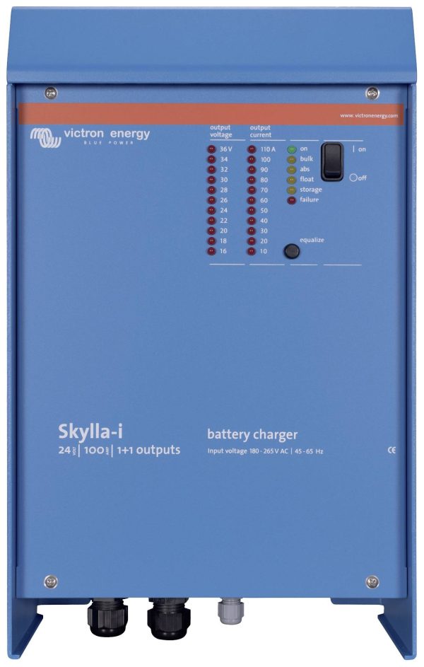 Ładowarka akumulatorów kwasowo-ołowiowych Victron Energy SKI024100000 24 V 100 A Ładowarka akumulatorów kwasowo-ołowiowych Victron Energy SKI024100000 24 V 100 A