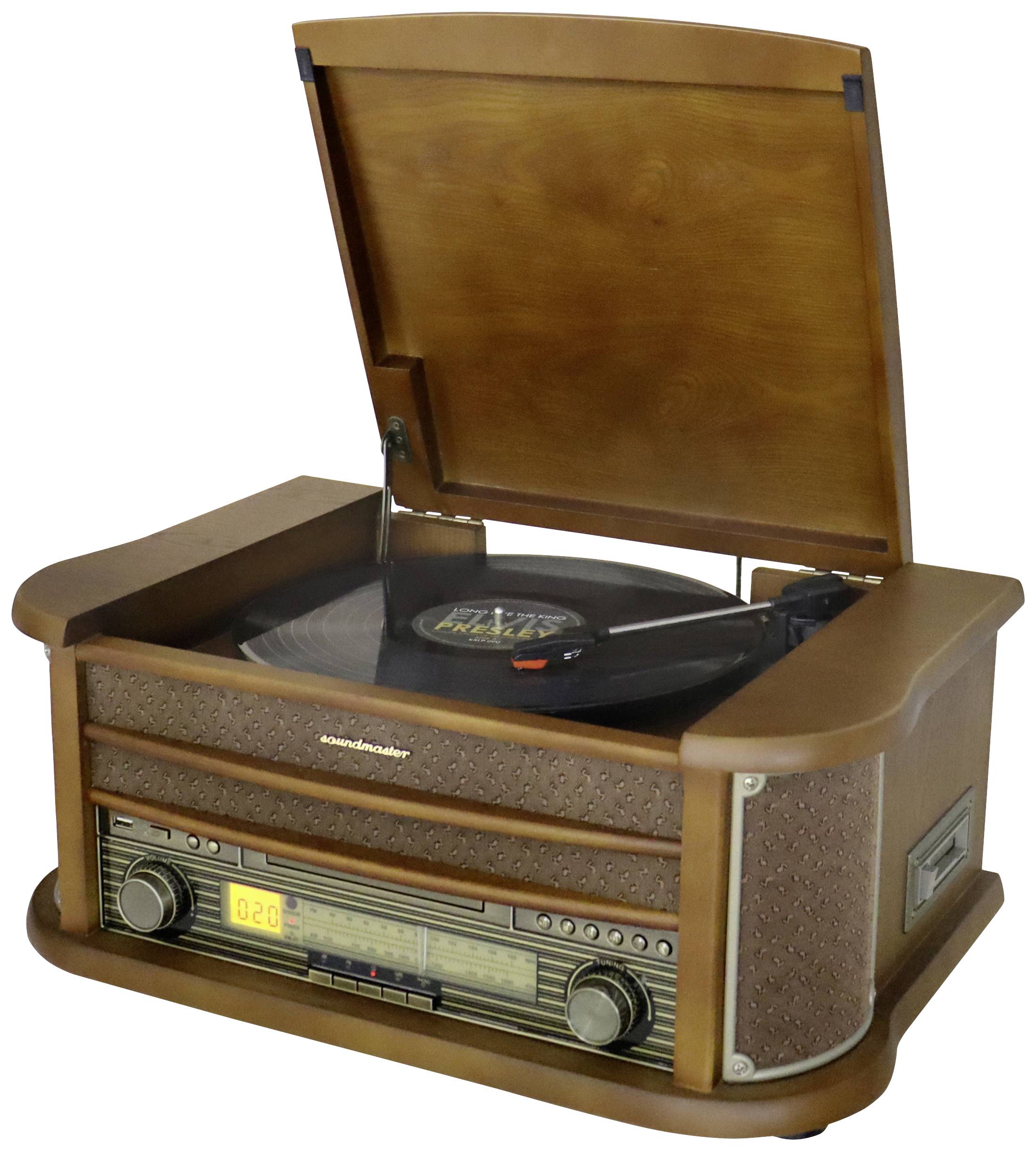Gramofon soundmaster NR560 dębowy - obrazek 1