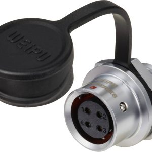 Złącze okrągłe żeńskie push-pull Weipu SF1212/S4, 4 pin, 200 V/AC, IP67, do lutowania Złącze okrągłe żeńskie push-pull Weipu SF1212/S4, 4 pin, 200 V/AC, IP67, do lutowania