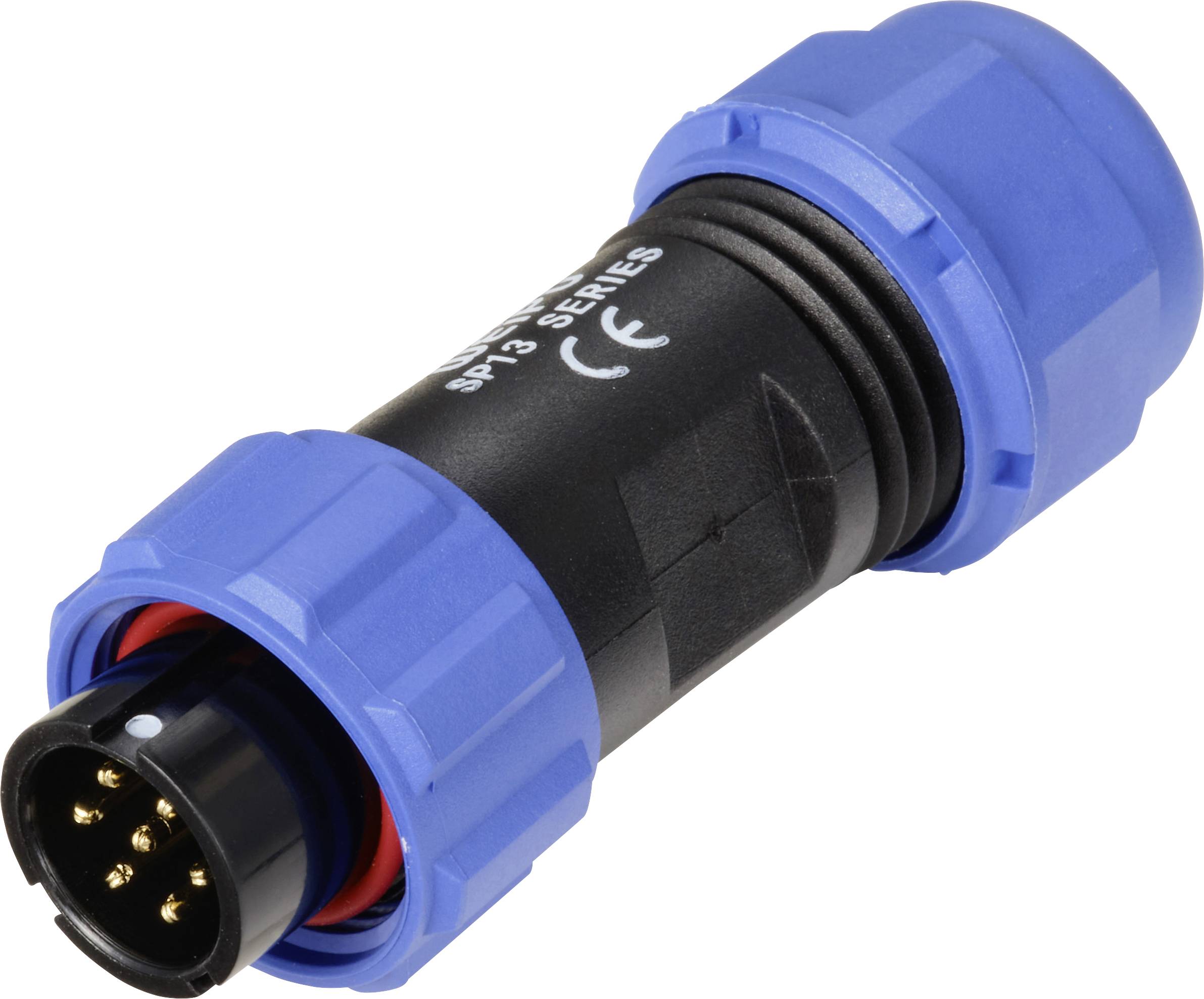 Złącze IP68 serii SP13 Weipu SP1310 / P 7 II, 1 szt. - obrazek 1