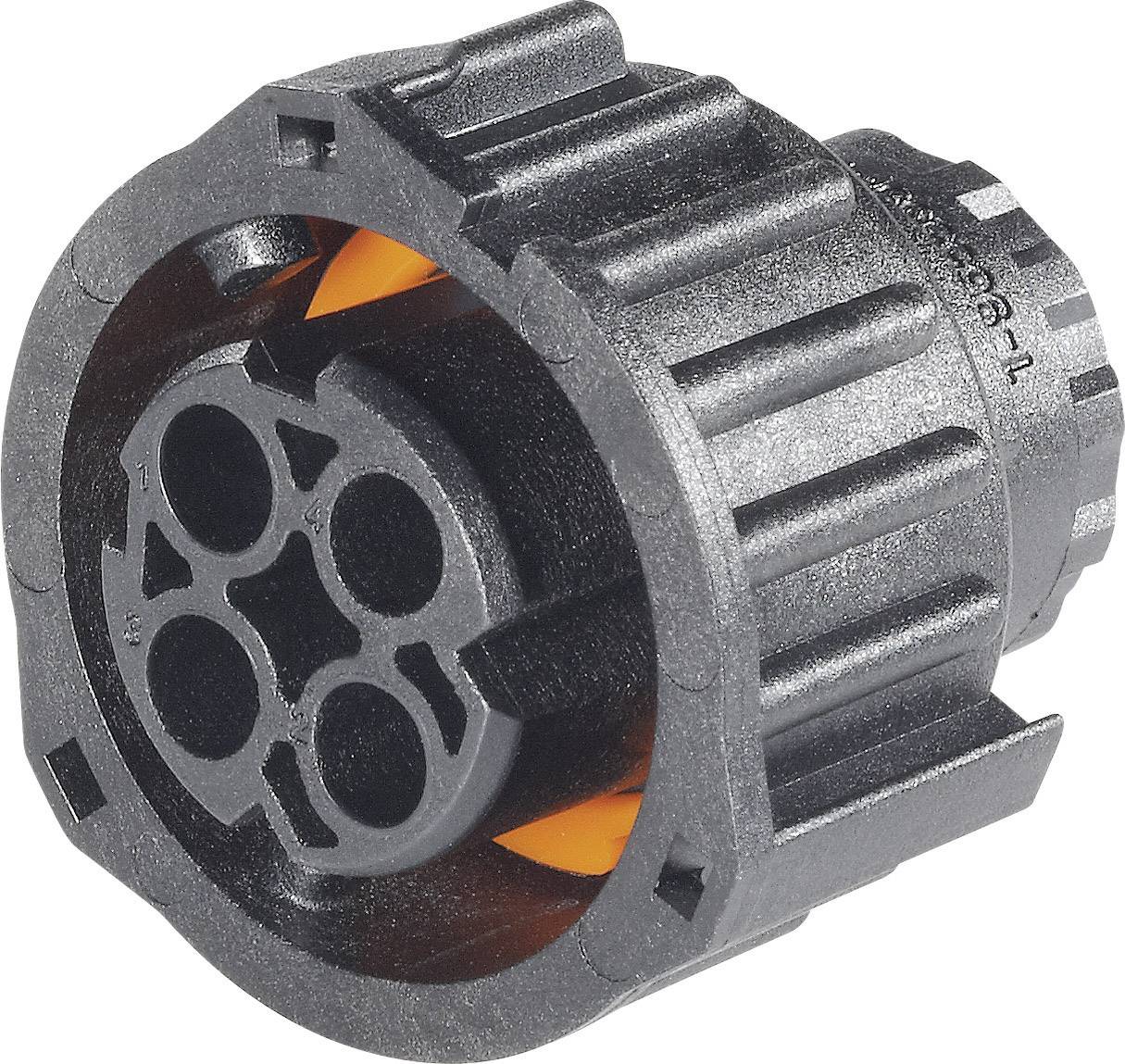 Złącza wtykowe okrągłe AMP zgodne z DIN 72585 TE Connectivity 1-968968-3, 1 szt. - obrazek 1