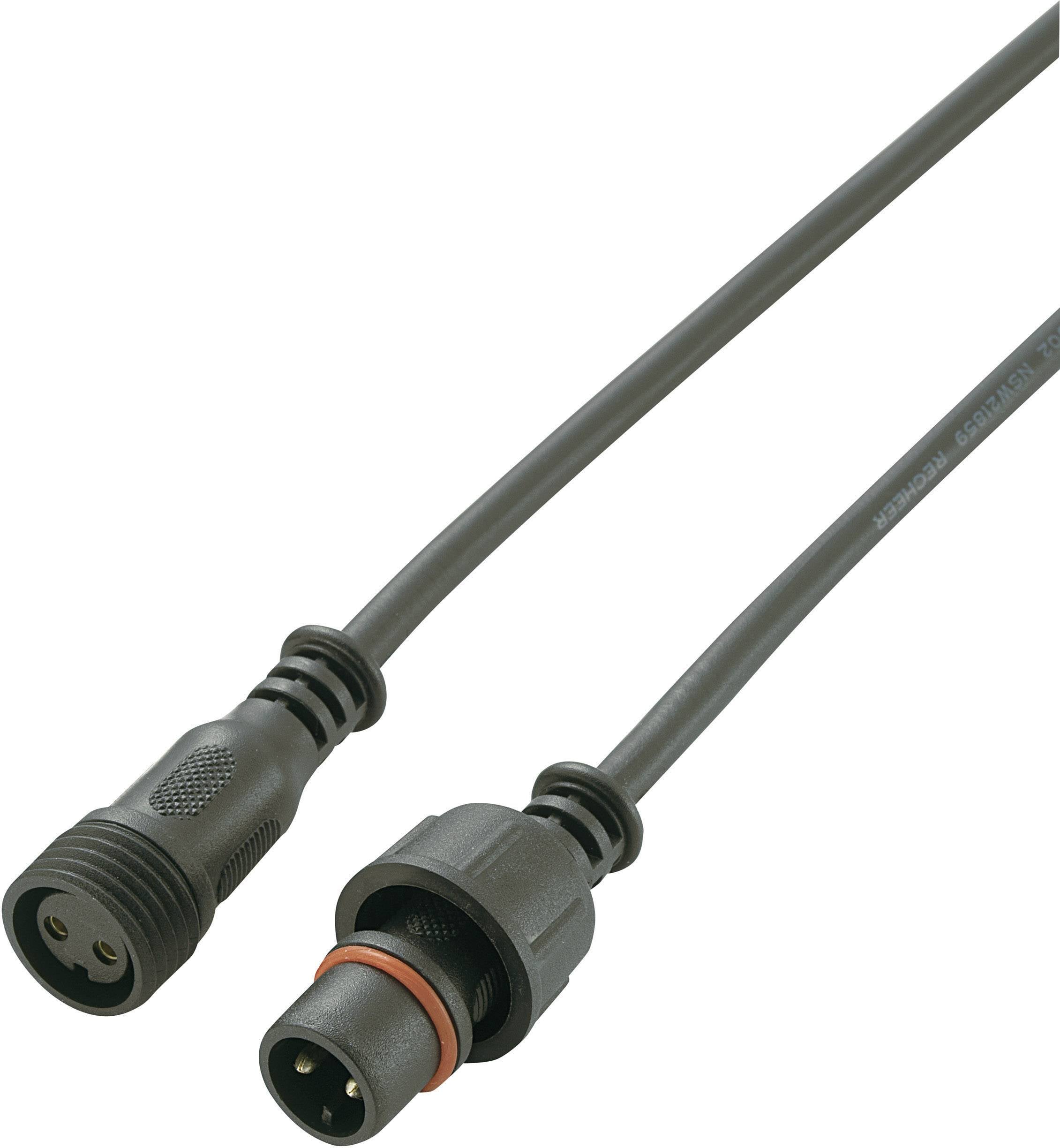 TRU COMPONENTS 1572446 Złącze męskie okrągłe konfekcjonowane, 1 szt. - obrazek 1