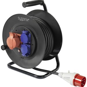 Bęben kablowy Sygonix SY-5806894, 400 V/AC, 16 A, 25 m Bęben kablowy Sygonix SY-5806894, 400 V/AC, 16 A, 25 m