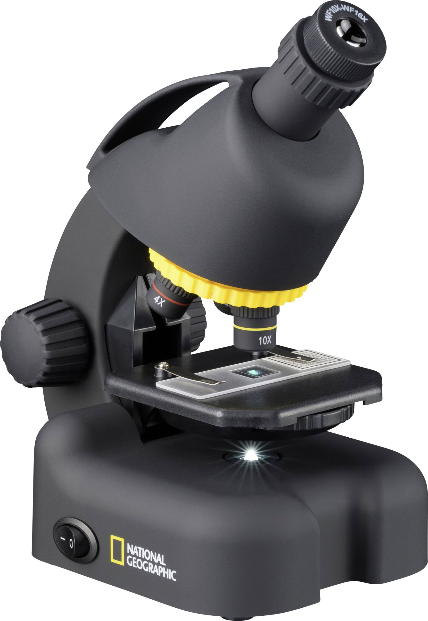 National Geographic 9119501 40-640 +Smartphone Adapter Mikroskop światła przechodzącego jednookularowy 640 x światło prz - obrazek 1