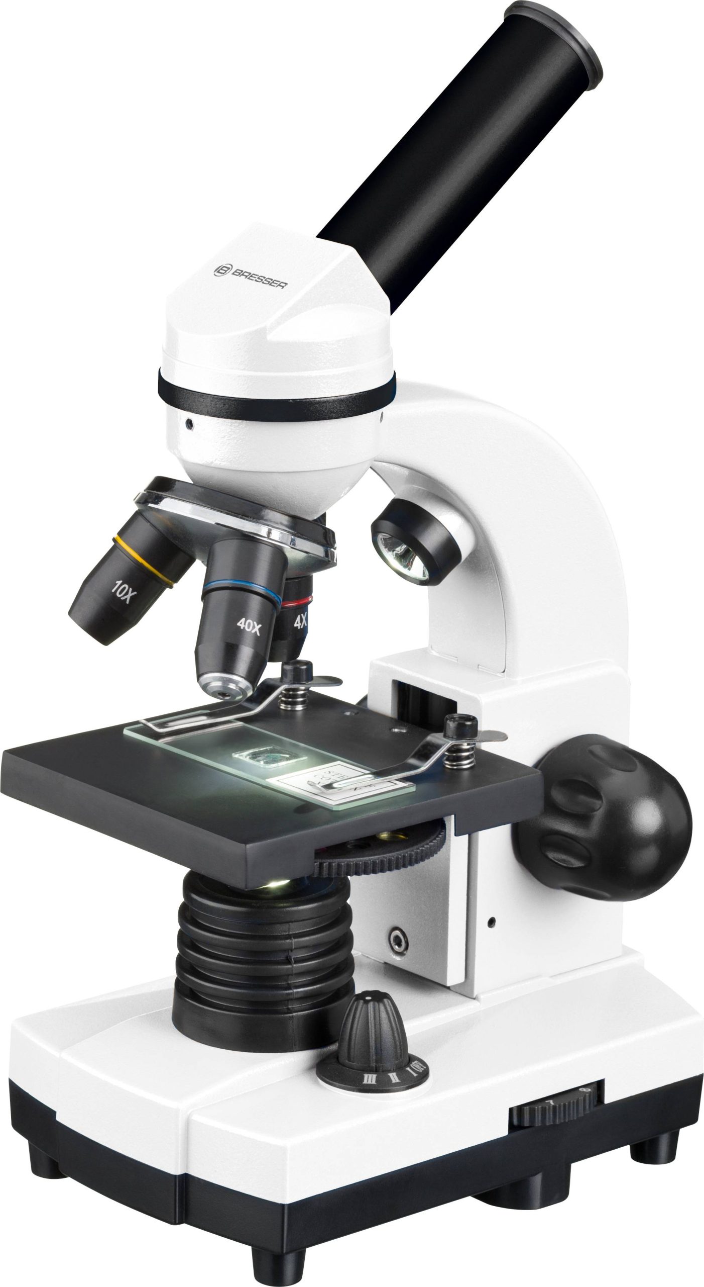 Bresser Optik 8855610GYE000 Biolux SEL Mikroskop dla dzieci jednookularowy 1600 x światło odbite, światło przechodzące - obrazek 1