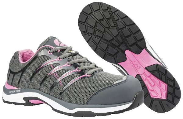 Albatros TWIST PINK WNS LOW ESD HRO SRC 645200-36 ESD Obuwie ochronne S1PS Rozmiar buta (EU): 36 szary, różowy 1 szt.