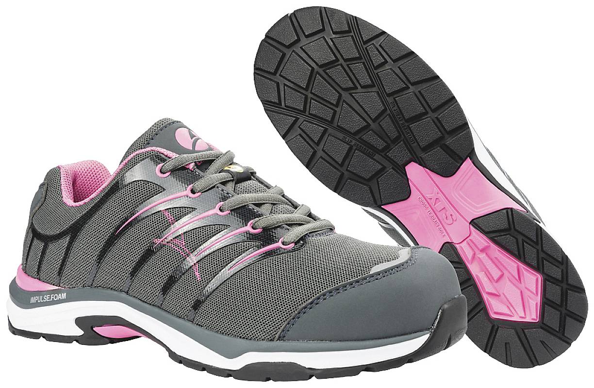 Albatros TWIST PINK WNS LOW ESD HRO SRC 645200-36 ESD Obuwie ochronne S1PS Rozmiar buta (EU): 36 szary, różowy 1 szt. - obrazek 1