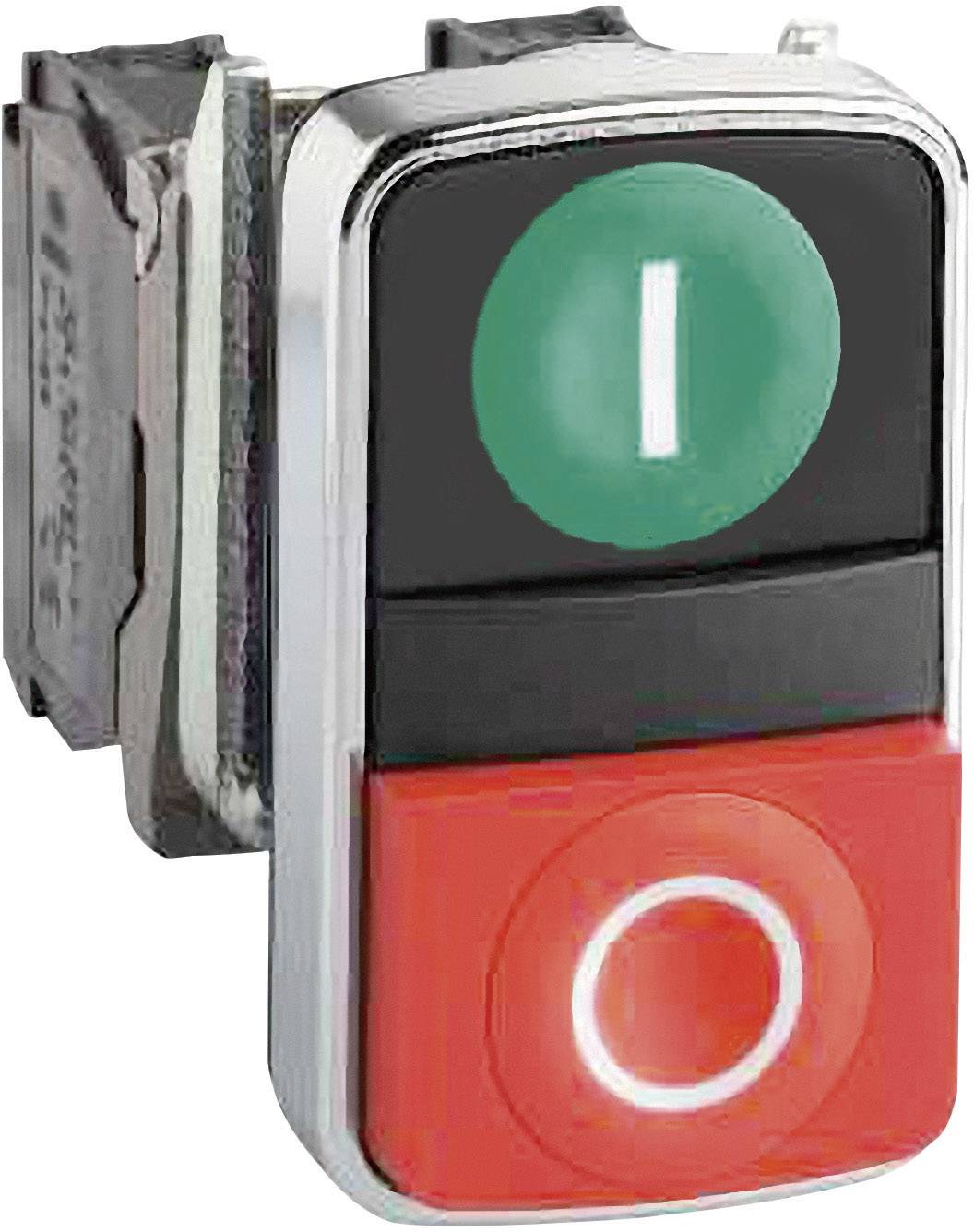 Przycisk podwójny Schneider Electric Harmony ZB4BA7120, IP66, biały/czarny - obrazek 1