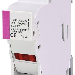 ETI Elektrotechnik 002540211 EFH 10 DC 1p LED Uchwyt bezpiecznika ze wskaźnikiem stanu Kompatybilne bezpieczniki 10,3 x ETI Elektrotechnik 002540211 EFH 10 DC 1p LED Uchwyt bezpiecznika ze wskaźnikiem stanu Kompatybilne bezpieczniki 10,3 x