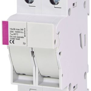ETI Elektrotechnik 002540203 EFH 10 DC 2p Uchwyt bezpiecznika Kompatybilne bezpieczniki 10,3 x 38 mm 25 A 1000 V 1 szt. ETI Elektrotechnik 002540203 EFH 10 DC 2p Uchwyt bezpiecznika Kompatybilne bezpieczniki 10,3 x 38 mm 25 A 1000 V 1 szt.