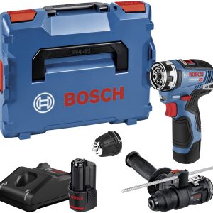 Wiertarko-wkrętarka akumulatorowa Bosch Professional GSR 12V-35 FC 06019H3009 12 V bezszczotkowy, zaw. 2 akumulatory, za Wiertarko-wkrętarka akumulatorowa Bosch Professional GSR 12V-35 FC 06019H3009 12 V bezszczotkowy, zaw. 2 akumulatory, za