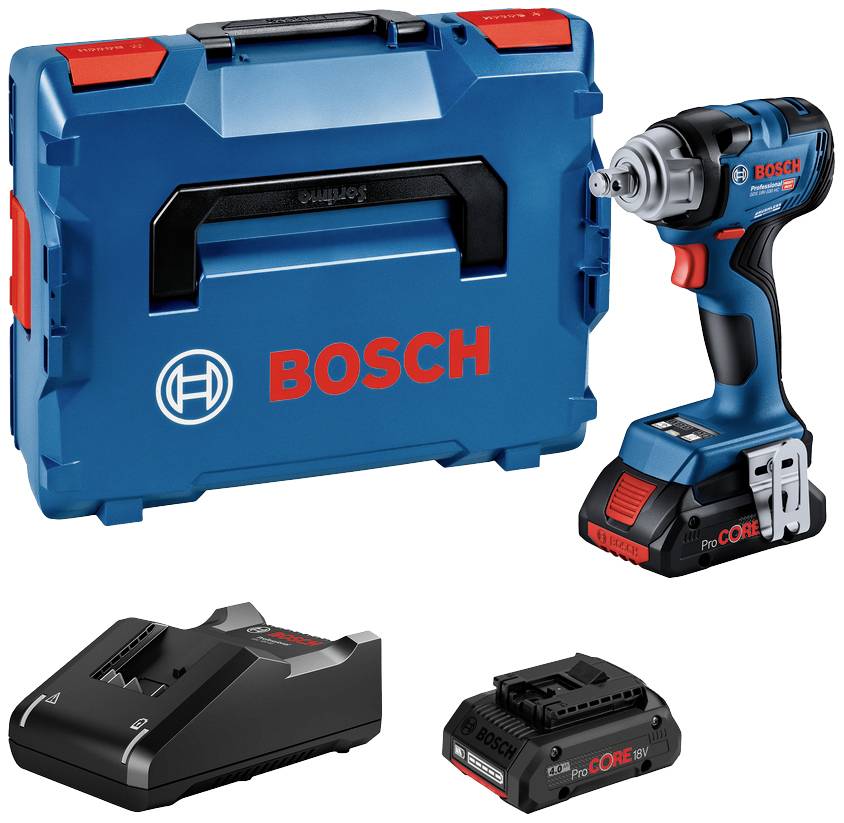 Wkrętarka udarowa akumulatorowa Bosch Professional GDS 18V-330 HC 06019L5002 18 V zaw. 2 akumulatory, zaw. ładowarkę, za - obrazek 1