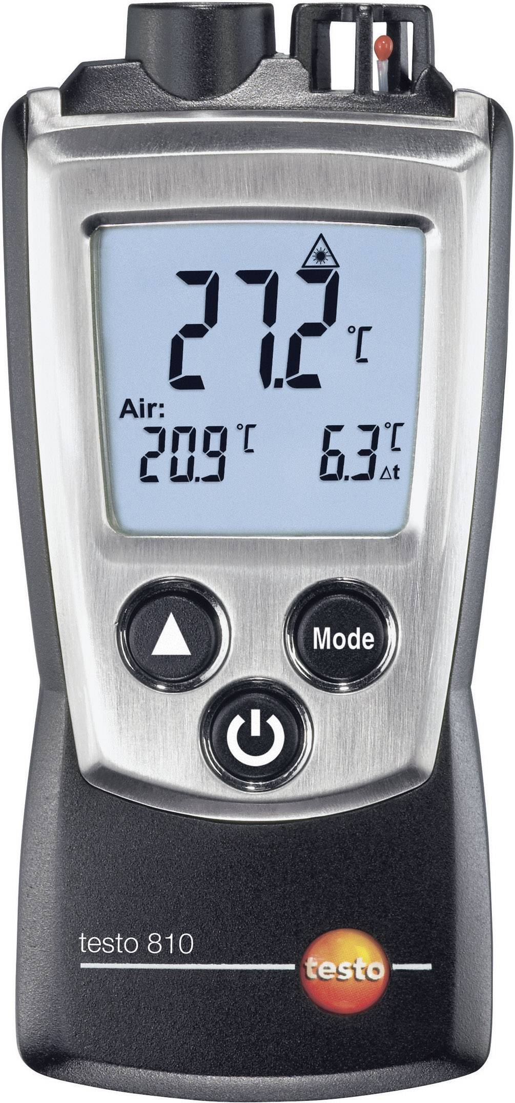 testo 810 Pirometr Optyka 6:1 -30 - +300 °C Pomiar stykowy - obrazek 1