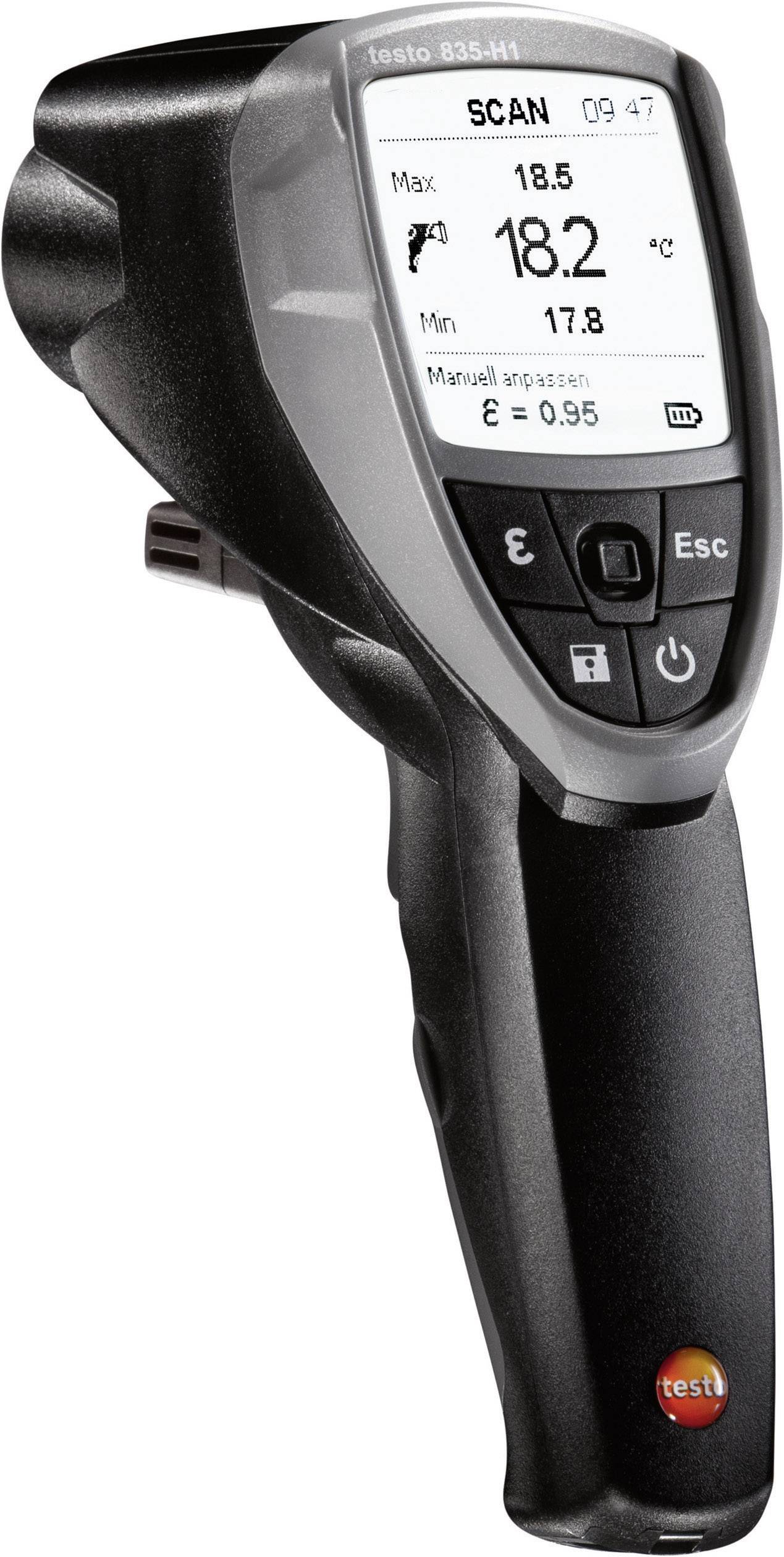 testo 835-H1 Pirometr Optyka 50:1 -30 - +600 °C Pomiar stykowy - obrazek 1