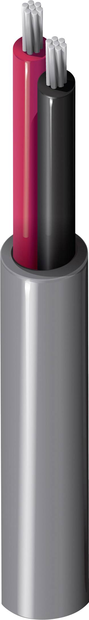 Przewód głośnikowy Belden 8442 060U500, 2 x 0.35 mm², chrom, Produkty w metrach bieżących - obrazek 1