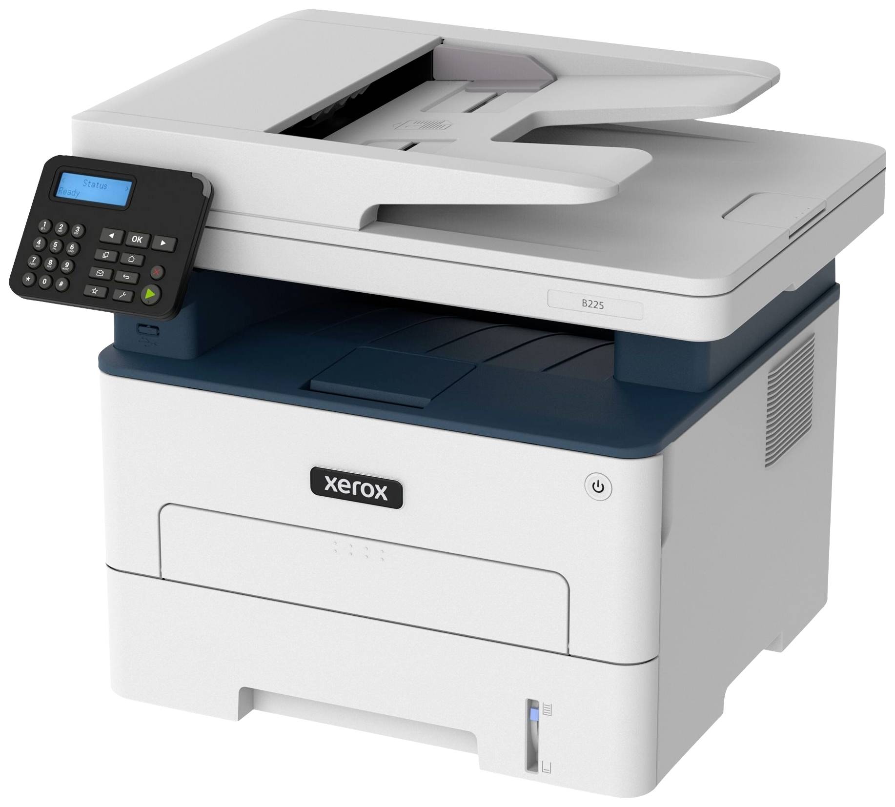 Xerox B 225 Drukarka wielofunkcyjna laser druk czarno-biały A4 drukowanie, skanowanie, kopiowanie ADF, WLAN, USB, LAN, D - obrazek 1