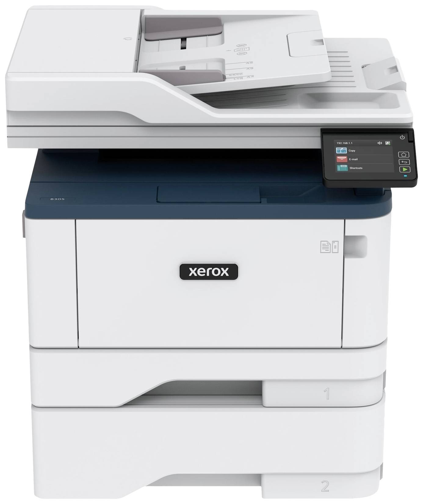 Xerox B 305 dn Drukarka wielofunkcyjna laser druk czarno-biały A4 drukowanie, skanowanie, kopiowanie LAN, USB, WLAN, ADF - obrazek 1