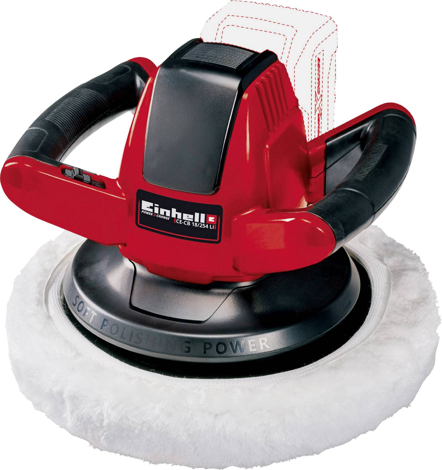 Polerka akumulatorowa Einhell GE-CB 18/254 Li - Solo Power X-Change 2093301 - obrazek 1