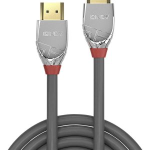 LINDY HDMI kabel Wtyczka HDMI-A, Wtyczka HDMI-A 2.00 m szary 37872 4K UHD Kabel HDMI