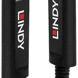 LINDY Thunderbolt kabel Złącze męskie USB-C®, Złącze męskie USB-C® 15.00 m czarny 38503 AOC (aktywny kabel optyczny) Kab LINDY Thunderbolt kabel Złącze męskie USB-C®, Złącze męskie USB-C® 15.00 m czarny 38503 AOC (aktywny kabel optyczny) Kab