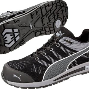 PUMA Elevate Knit Black Low 643160-44 ESD Obuwie ochronne S1P Rozmiar buta (EU): 44 czarny, szary 1 szt. PUMA Elevate Knit Black Low 643160-44 ESD Obuwie ochronne S1P Rozmiar buta (EU): 44 czarny, szary 1 szt.