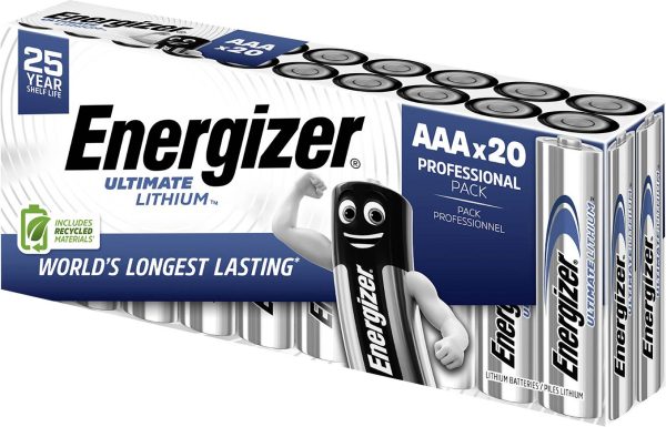 Bateria AAA/R03 Energizer Ultimate FR03 1250 mAh 1.5 V 20 szt.