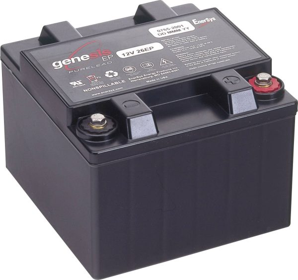 Akumulator ołowiowy EnerSys Genesis 12EP26 G26EP 0765-2001, AGM, 12 V, 26 Ah