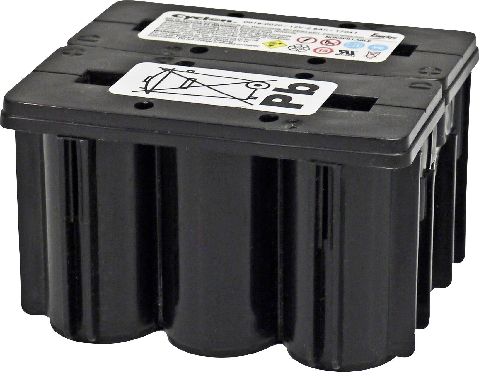 Akumulator ołowiowy EnerSys Hawker Cyclon F2x3 0819-0020, AGM, 12 V, 2.5 Ah - obrazek 1