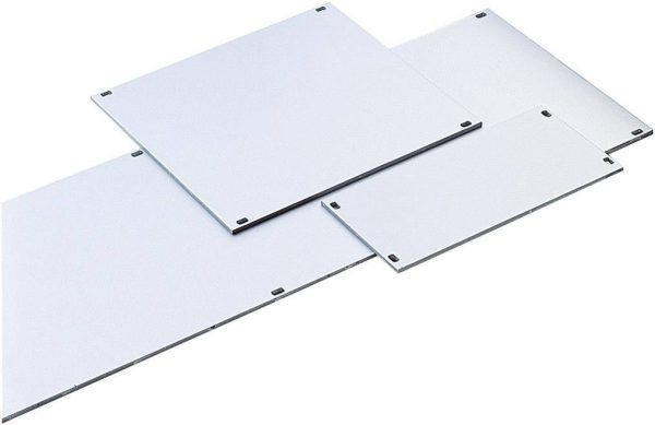 Panel przedni 3-U, aluminiowy 20,0 mm x 128,4 mm, srebrny ( matowy, anodowany )