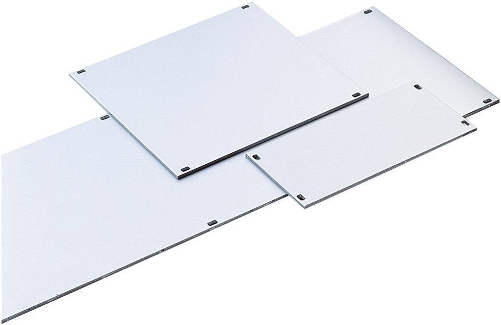Panel przedni 3-U, aluminiowy 20,0 mm x 128,4 mm, srebrny ( matowy, anodowany ) - obrazek 1