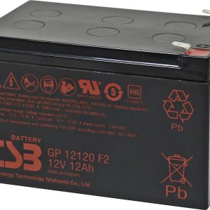 Akumulator ołowiowy CSB Battery GP 12120 Standby USV GP12120F2, AGM, 12 V, 12 Ah Akumulator ołowiowy CSB Battery GP 12120 Standby USV GP12120F2, AGM, 12 V, 12 Ah