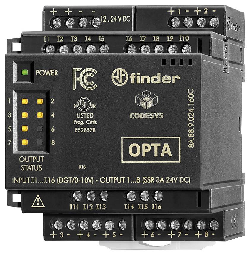 Moduł I/O Finder EMR (Elektromechanisches Relais) Erweiterungsmodul 8A.58.9.024.160C, 1 szt. - obrazek 1