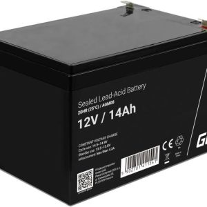 Akumulator ołowiowy Green Cell Green Cell – USV-Akku – 1 x Batterie – Sealed Lead Acid (SLA) AGM08, AGM, 12 V, 14 Ah Akumulator ołowiowy Green Cell Green Cell – USV-Akku – 1 x Batterie – Sealed Lead Acid (SLA) AGM08, AGM, 12 V, 14 Ah