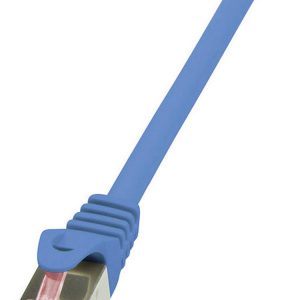 kabel LAN LogiLink CQ2016S, 1 szt., RJ45, CAT 6, S/FTP, 0.25 m, niebieski kabel LAN LogiLink CQ2016S, 1 szt., RJ45, CAT 6, S/FTP, 0.25 m, niebieski