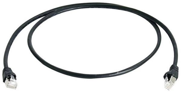 kabel LAN Telegärtner 100008467, 3 m, RJ45, CAT 6a, S/FTP, 3.00 m, czarny
