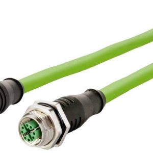 kabel LAN Metz Connect 142M2X12100, 1 szt., M12, CAT 6a, S/FTP, 10.00 m, zielony kabel LAN Metz Connect 142M2X12100, 1 szt., M12, CAT 6a, S/FTP, 10.00 m, zielony