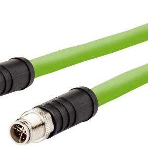 kabel LAN Metz Connect 142M6X11020, 1 szt., M12, CAT 6a, SF/UTP, 2.00 m, zielony kabel LAN Metz Connect 142M6X11020, 1 szt., M12, CAT 6a, SF/UTP, 2.00 m, zielony